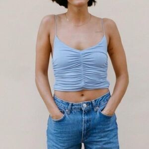 Urban Outfitters Sky Marcie Ruched Cami Top